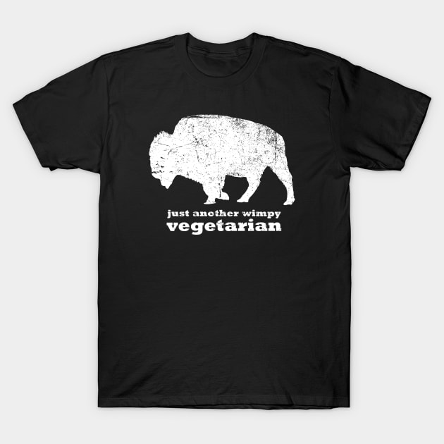 Just Another Wimpy Vegetarian BUFFALO T-Shirt by ClothedCircuit